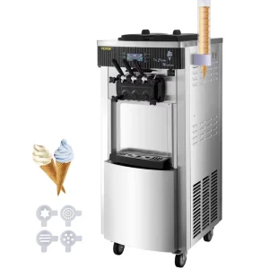 SIHAO Warehouse Stock of Ice Cream Machine 8228H000 Three Flavors with CE Certification Ice Cream Maker