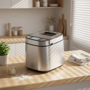 SOHEF Electric Global Voltage Bread Maker 100 240V Auto Adapt Compact DC Motor 2.5LB Capacity Household RV Apartment 700W