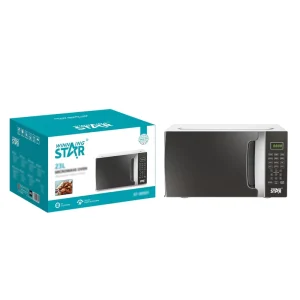 ST 90501 23L Capacity 800W Microwave 10 Power Levels Timer Defrost Setting Child Lock Fast Heat Table Microwave
