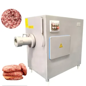 SUS304 Stainless Steel Electric Automatic Meat Grinder High Efficiency 1200kg/h Capacity Three Phase 380V