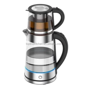 Samovar Electric Kettle Glass Tea Maker Electric Tea Maker Glass Set Double Layers 2 In 1 Kettle