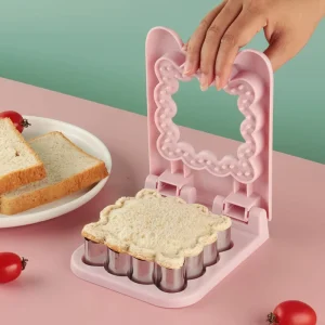 Sandwich Cutter and Sealer Plastic Sandwich Maker for Kids