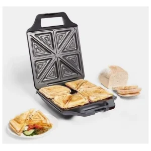 Sandwich Maker 4 Slices Indoor Non Stick 3 in 1 Sandwich Maker