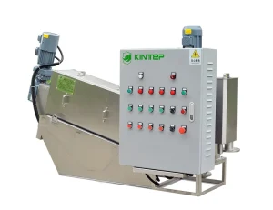 Screw Press Dehydrator Multi Disc Design High Efficiency Industrial Sludge Concentration & Dewatering Equipment