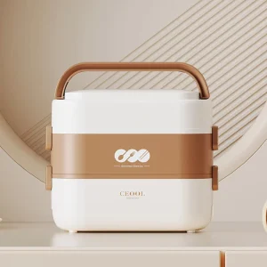 Self Heating Electric Lunch Box Food Warmer Portable Heated Electric Lunch Box