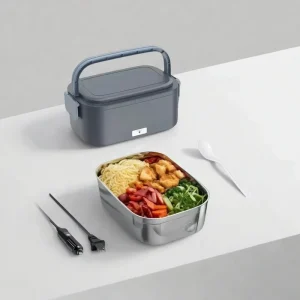 Self Heating Electric Lunch Box Food Warmer Portable Heated Electric Lunchbox