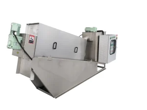 Self cleaning Stack Screw Sludge Dehydrator Environmental Protection Sewage Disposal Machine