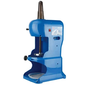 Semi Automatic Electric Ice Shaver and Crusher Machine Household Blue Plastic for Hotels
