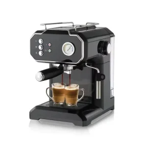 Semi Automatic Electric Portable Espresso Coffee Machine for Hotel Use with Stainless Steel Housing