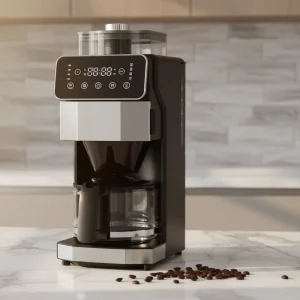 Semi Automatic Programmable Espresso Drip Coffee Machine Electric Plastic 0.75L Digital Control App Controlled