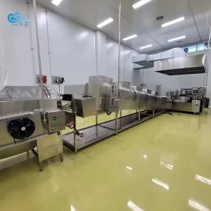 Shandong Longze Industrial Gas Popcorn Machine Large Mushroom Popcorn Maker Mixer Electric Induction Popcorn Production Line