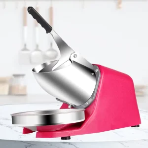 Shaved Ice Machine Ice Crusher Snow Cone Machine With Stainless Steel Blade Kitchen Electric for Shaved Ice and Snow Cone