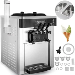 Si Hao YKF 8218T 3 Flavor Soft Ice Cream Machine Ice Cream Machine