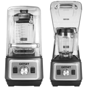 Silent Proof Commercial Blender Milkshake Machine Noise Cancellation Blender Fruit Food Processor Juice Maker Bar Blender