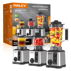 Silent Stainless Steel Electric Food Processor Multifunctional Juicer Drip Proof Durable for Household Use