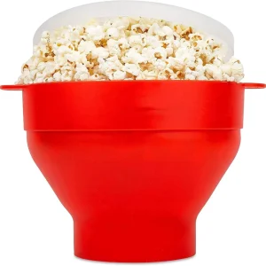 Silicone Microwave Household Hot Air Popcorn Maker Collapsible Popcorn Silicone Microwave Popcorn Popper
