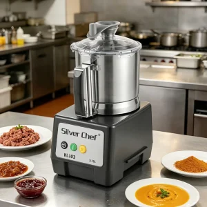 Silver Chef Commercial Food Emulsifier Processor Cutter Emulsifying Blender High Shear Mixer Homogenizer Machine