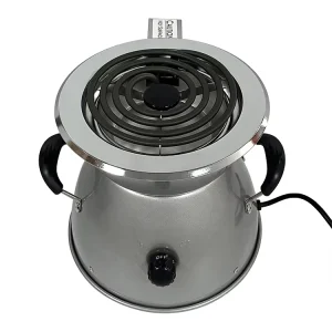 Silver Coffee Hotplate Single Electric Burner Hot Plate