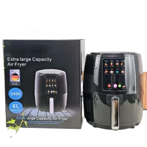 Silver Crest Multi Functional Air Fryer 2400W 6L Digital Control Multifunction Electric Deep Fryer Touch Household
