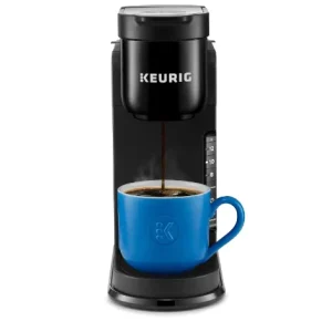 Single Cup Coffee Maker 3 Brewing Sizes Power Button Function 47 ounce Detachable Tank Black