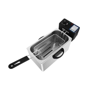 Single Cylinder Stainless Steel Commercial Electric Deep Fryer