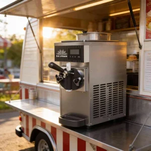 Single Head Easy to Use Mini Home Cream Ice Machine for Quick and Delicious Homemade Treats