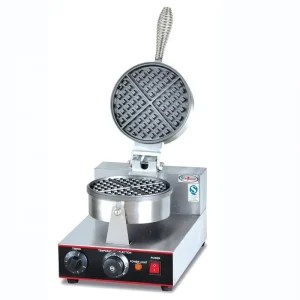 Single Head Mini Electric Waffle Maker Stainless Steel 1000W Household Use