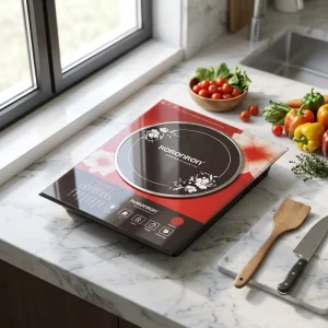 Single Household Ceramic Induction Cooker Cooktop with Touch Control Portable Design for Hotpot and Fry