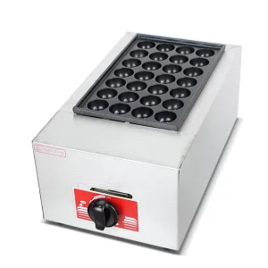 Single Plate Gas Takoyaki Machine Stainless Steel