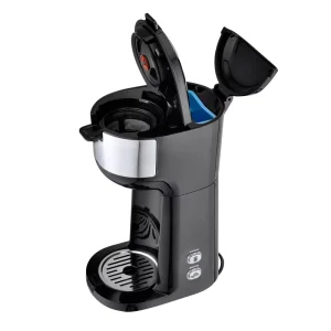 Single Serve Full Automatic One K Cup Holder Espresso 2 In 1 Coffee Maker Machine