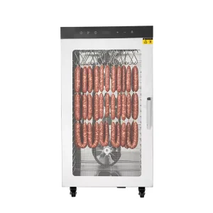 Single Zone Rotary Dehydrator with 20 Trays and Stainless Steel Construction