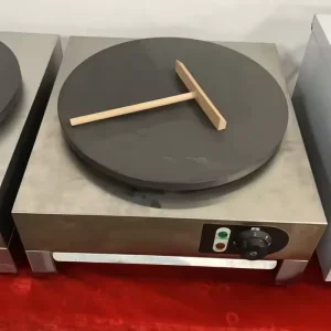 Single head Double Heads Gas Electric Crepe Maker Automatic Pancake Maker Machine Crepe Makers With Wooden Spreader