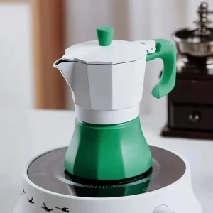 Single valve Espresso Hand Brewing Coffee Pot Apparatus Coffee Maker Electric Brewing Pot Outdoor Espresso Moka Pot