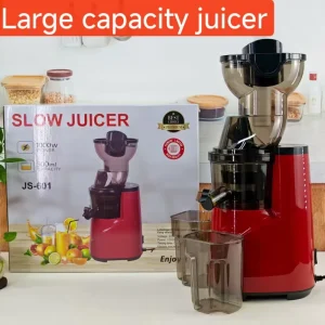 Slow Cold Press Juicer Automatic Masticating Juicer Fresh Juice Extractor Low Noise High Yield Fruit Vegetable Juicer