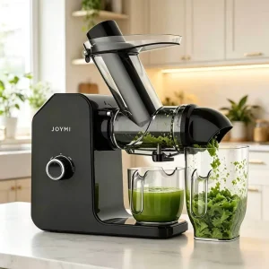 Slow Cold Press Juicer Electric Plastic Stainless Steel Blade Slow Juice Extractor