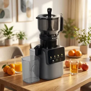 Slow Juicer Cold Press Juicer 6.1inch Ex large Feed Chute 300W Whole Fruit Vegetable Orange Juicer Low Noise Home Use Factory
