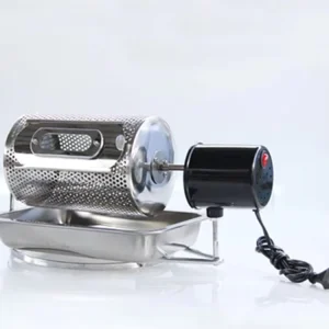 Small 1kg Portable Multifunction Stainless Steel Coffee Bean Roaster Roasting Machine For Home Use