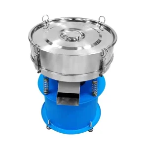 Small 304 Stainless Steel 120W Vibrating Screen Motor Electrostatic Spraying Powder Flour Experimental 400mm Screen Size
