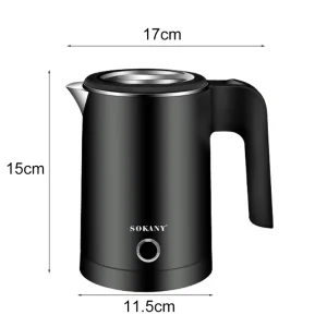 Small 500ml Stainless Steel Electric Water Kettle Anti-Dry Boiling for Home and Dormitory Use