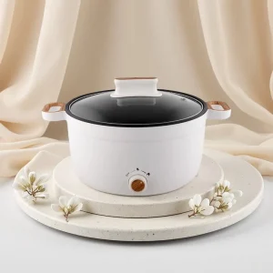 Small Apartment Electric Multi Function Cooking Pot Big Capacity Non stick Pot Electric Hotpot