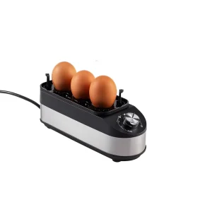 Small Automatic Egg Boiler 3 Eggs Space Saver with One Touch Operation