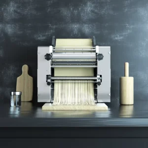 Small Automatic Electric Pasta & Noodle Maker Table Top Pizza Dough Pressor for Household Use Roller Sheeter