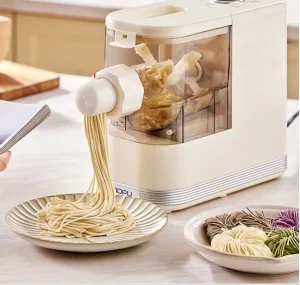 Small Automatic Household Eco friendly Multifunctional Electric Noodle & Pasta Maker Plastic Material