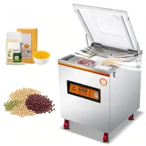 Small Business Rice Brick Shaping Vacuum Machine Vertical Food Vacuum Sealer