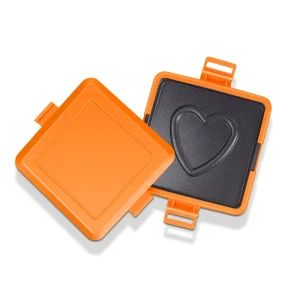 Small Double Sided Square Sandwich Grill New Design Microwave 3 in 1 Breakfast Maker for Household Use Edible Love Type