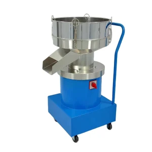 Small Electric 400mm Stainless Steel Vibrating Screen Soybean Milk Filter Powder Sifter Sieving Machine