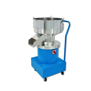 Small Electric Stainless Steel Sieving Machine Vibrating Screen for Soybean Milk Powder Separating Core Bearing Gear Engine
