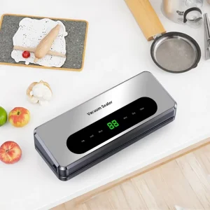 Small Household Electric Vacuum Sealer Machine with 30pcs Plastic Sealing Bags
