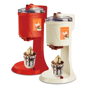 Small Household Mini Fruit Ice Cream Machine Children DIY Cone Ice Cream 1L Capacity