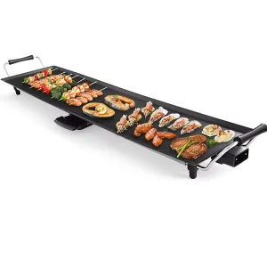 Small Kitchen Appliances 87*22cm BIG Size Electric Grills Self Control Teppanyaki Grill Non Stick Electric Griddle